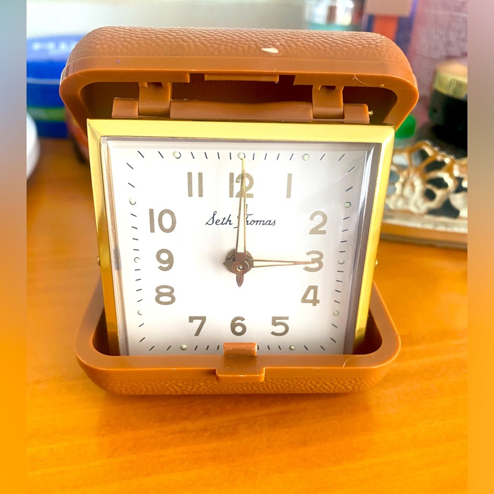 travel clock seth thomas vintage works